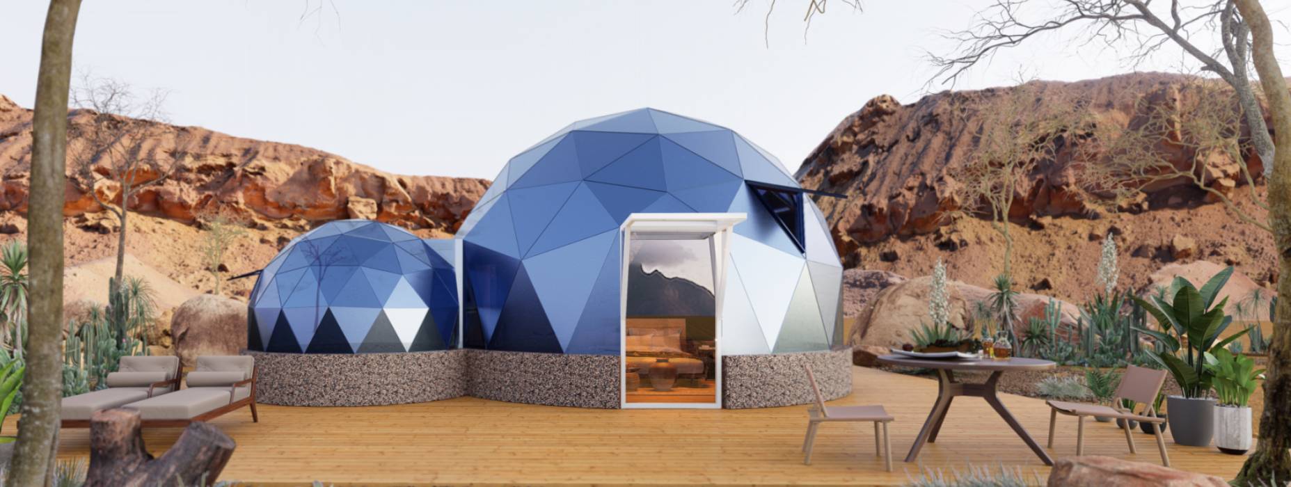 北票市球形智能光伏玻璃星空房